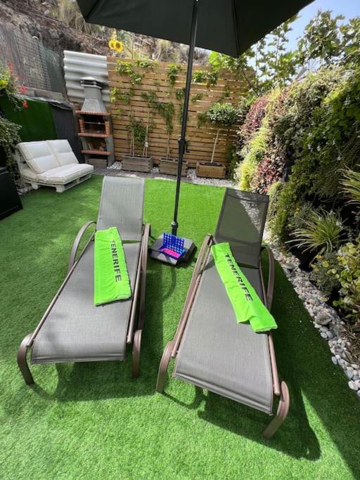 Relaxing Garden Los Cristianos Con Jacuzzi Y Barbacoa Arona  Exterior foto