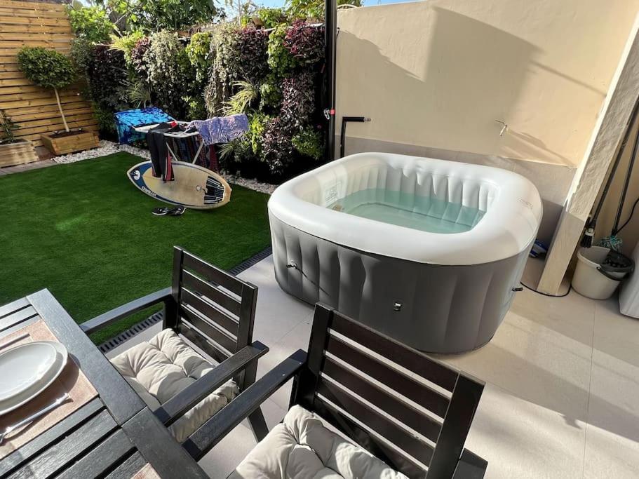Relaxing Garden Los Cristianos Con Jacuzzi Y Barbacoa Arona  Exterior foto